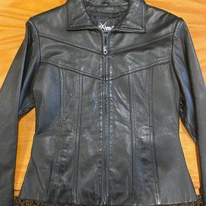 Beautiful - Vintage - Wilson Black Leather Maxima Jacket - Maxima